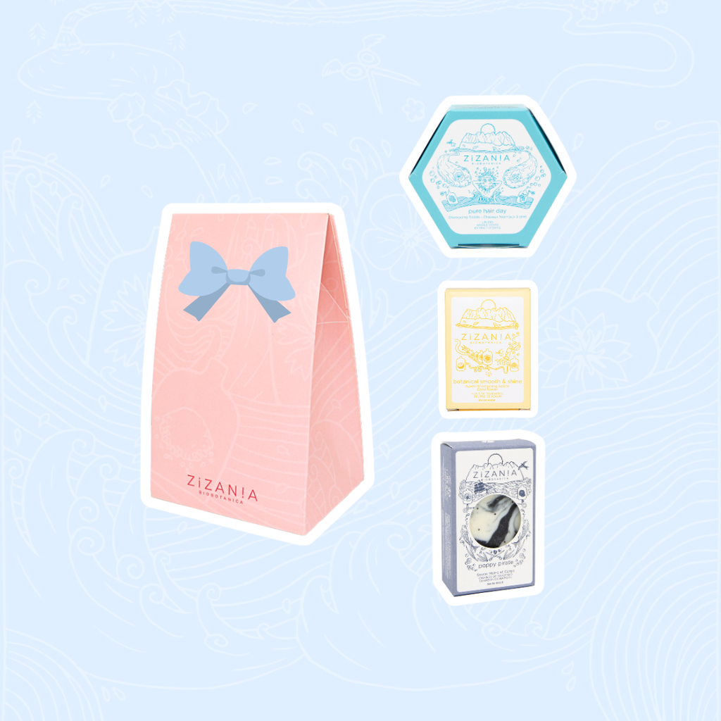 Coffret cadeau Zizania, Zero Waste Shower Experience